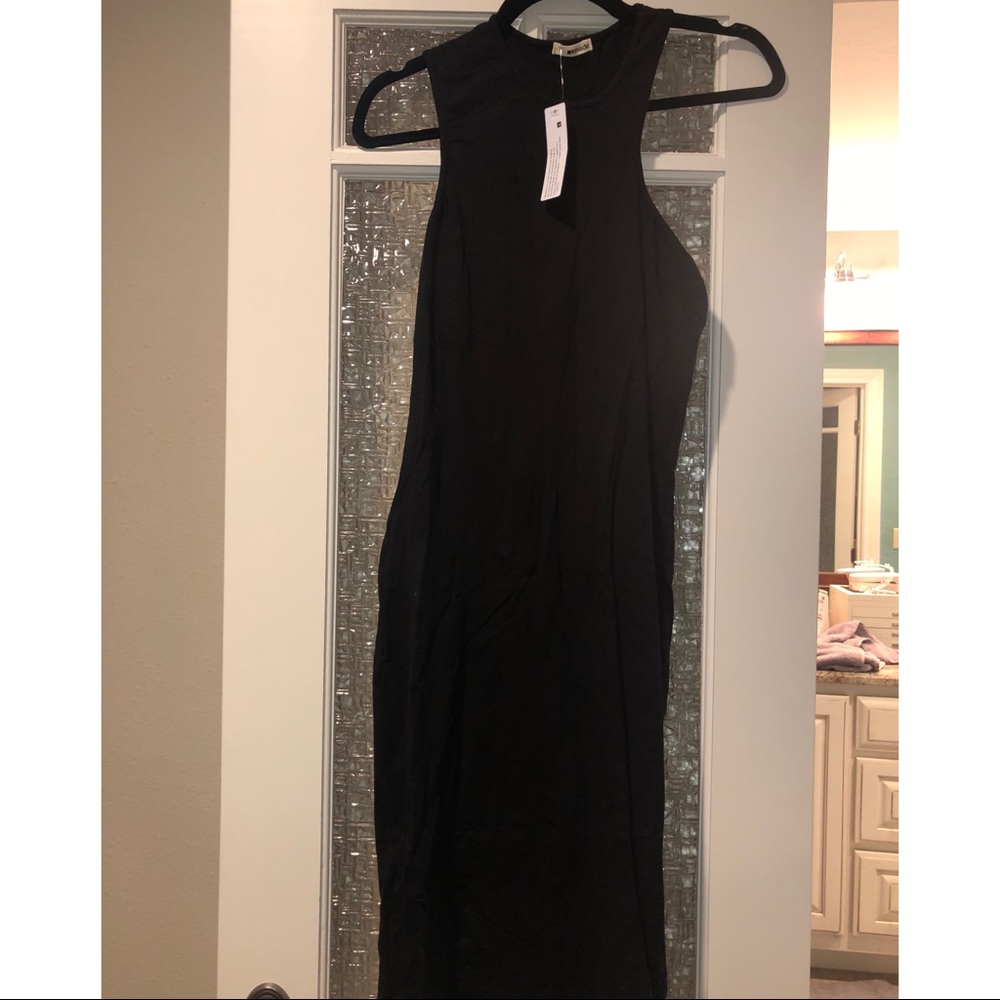 NWT Revolve LA Made Sarah Bodycon Dress Black (L)